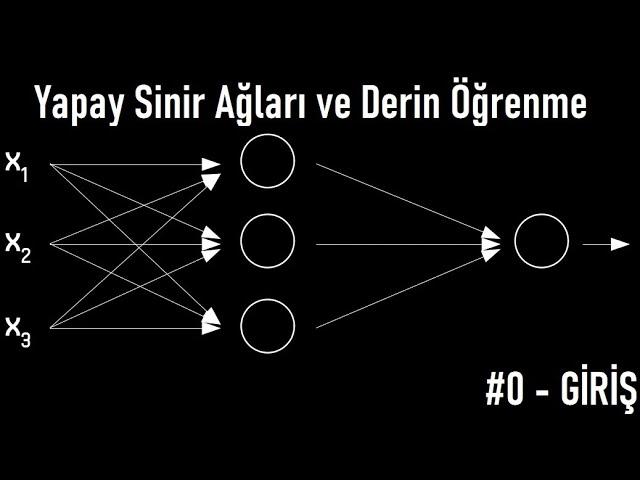 Yapay Sinir Ağları ve Derin Öğrenme #0 - Giriş