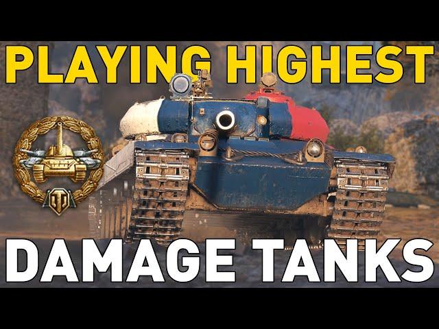 Playing the HIGHEST Damage Tanks in World of Tanks!