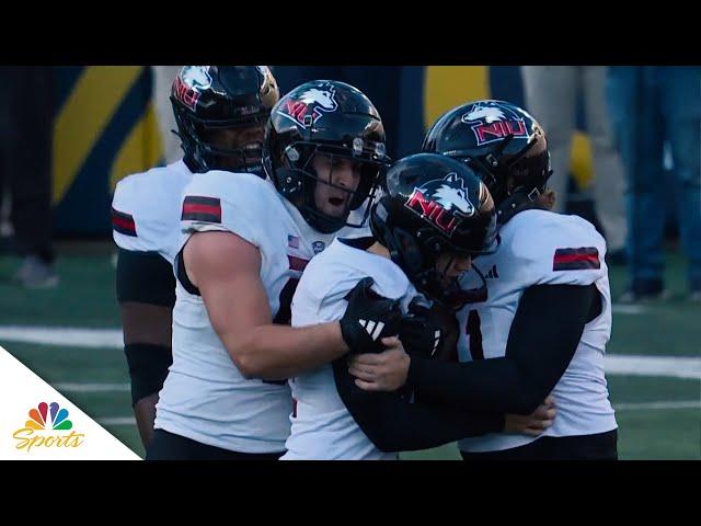 Northern Illinois UPSETS Notre Dame on last-second field goal | NBC Sports