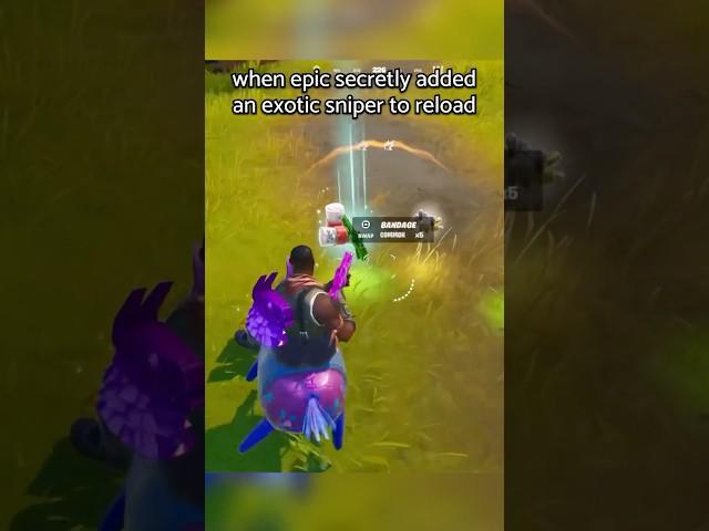 reload's exotic sniper 