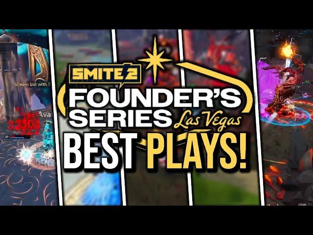 The Very BEST PLAYS Of SMITE 2's First Pro Tournament!