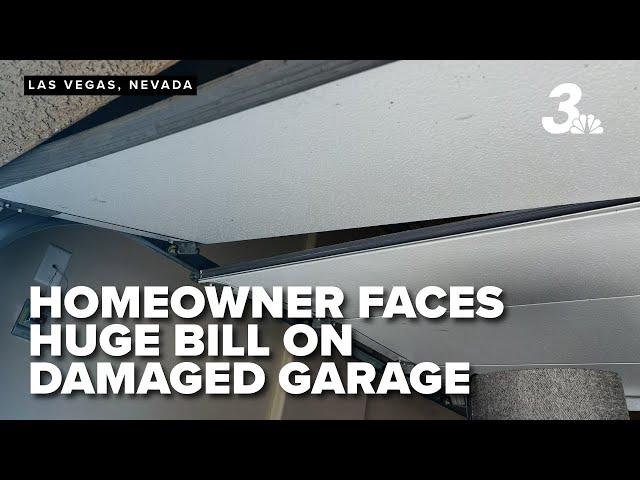 Mountain's Edge homeowner faces $5,000 bill after dirt bike rider damages garage