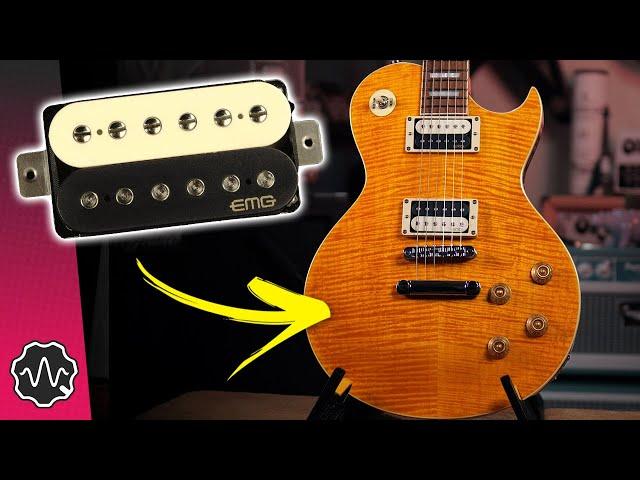 Active Pickup HATER Tries EMG FAT55 | Harley Benton SC-550+ EMG