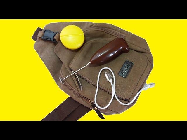 Crossbody, таблетница, капучинатор, USB Voxlink из Китая!