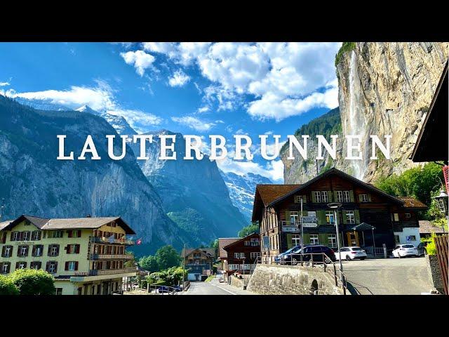 Lauterbrunnen Valley, a little Piece of Heaven in Switzerland. Walk tour | Summer 2021