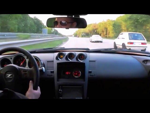 SLEEPER GOLF MK1 smokes Porsche GT3 and 350Z on the Autobahn