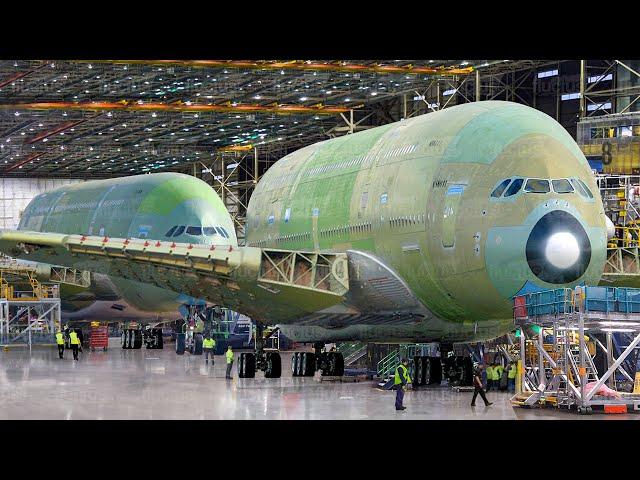 Inside Billions $ Airbus A380 Production Line - Building and Assembly Process