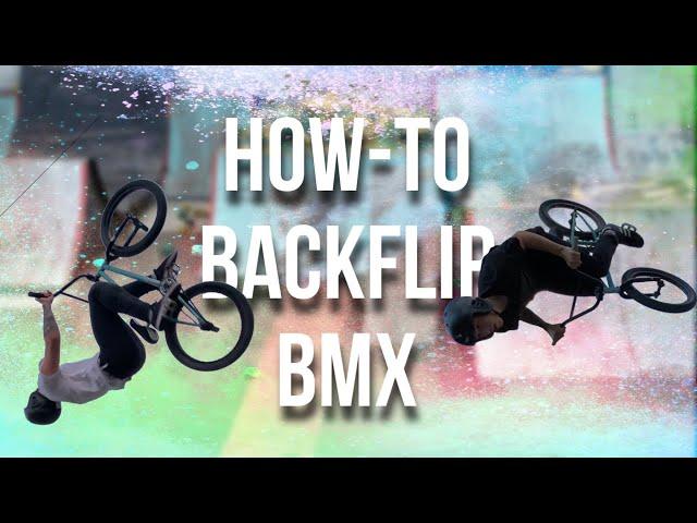 Как сделать ЗАДНЕЕ САЛЬТО на BMX c Андреем Лузаниным (How to BACKFLIP on BMX)