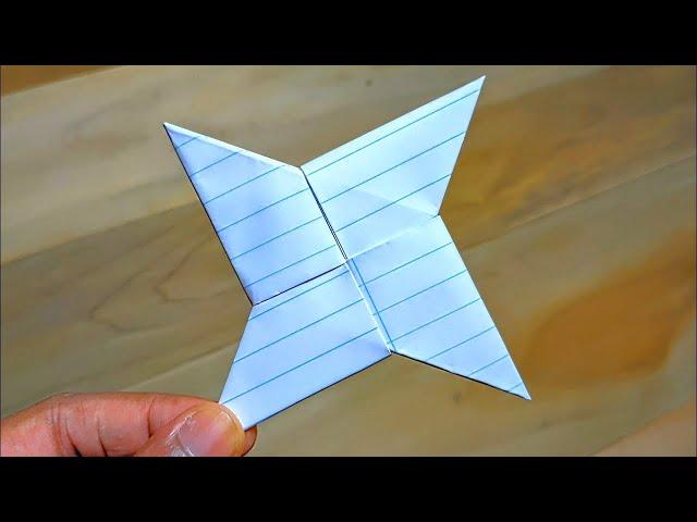 How Make this Paper Ninja Star (Shuriken) - Origami