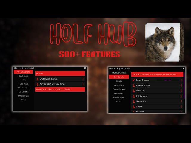 [FE] HOLF HUB SCRIPT UNIVERSAL | FE SCRIPTS "500 FEATURES" | ROBLOX SCRIPT SHOWCASE 2025