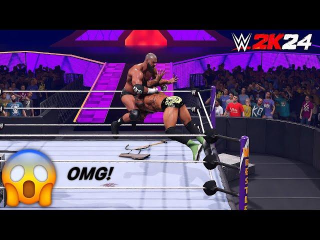 WWE 2K24 - Triple H vs Batista - No Hold Barred at Wrestlemania | [4k]