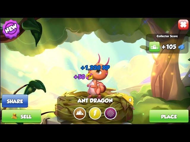 Hatched Ant Dragon | Got Gorilla Dragon | Dragon Mania Legends