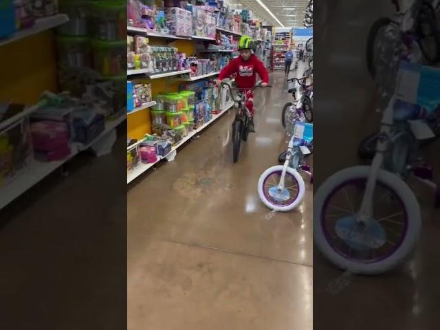 BMXer in Walmart- then lady saw me 