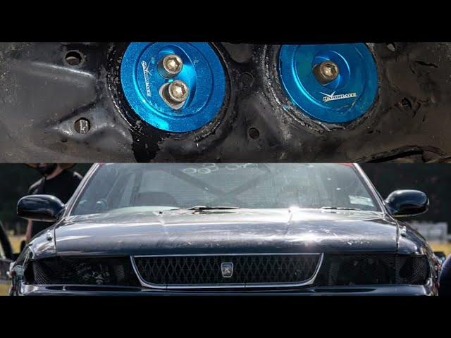 Toyota Chaser JZX90 Solid Diff mount replacement without removing Diff or Sub frame