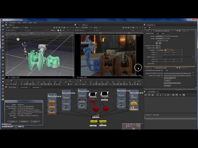 7. Assemblies and Instancing -  Octane | Nuke | modo custom workflow