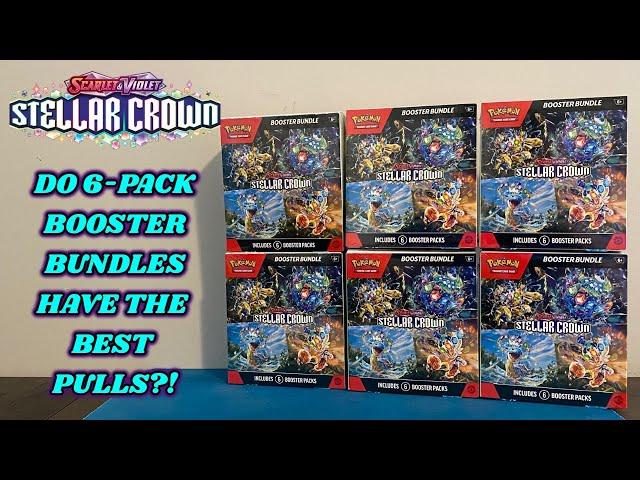 Are STELLAR CROWN Booster Bundles THE BEST PRODUCT from this NEW Pokemon set!! + GIVEAWAY!!