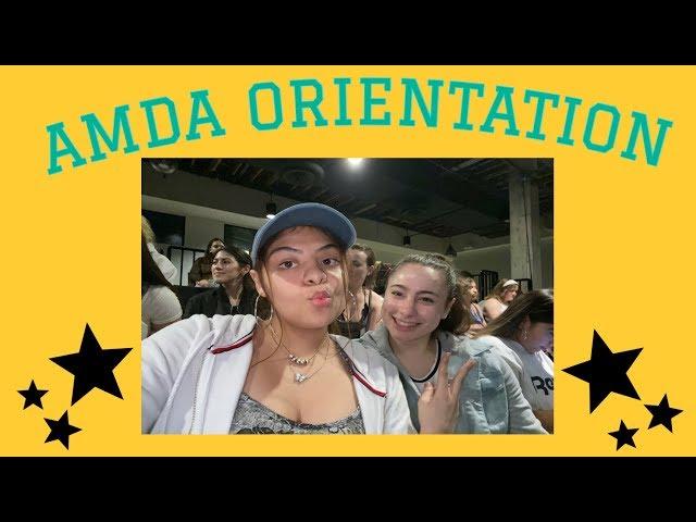 AMDA LA Orientation Vlog | BFADT