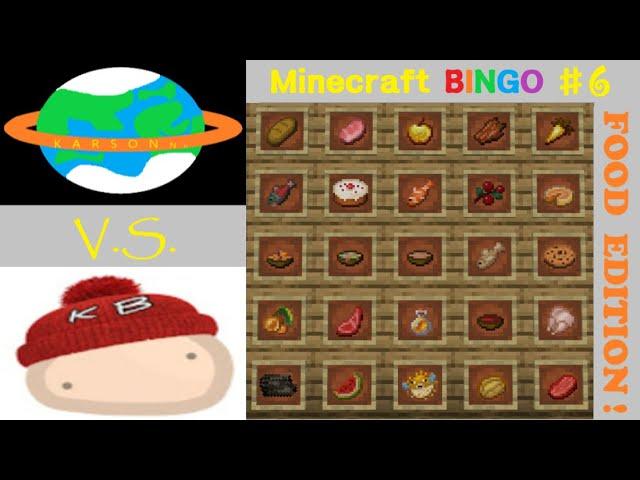 Who's The Better Foodie? - Minecraft Bingo Ep6 (ft. KB)