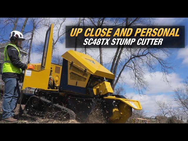 Walkaround of the Vermeer SC48TX stump cutter