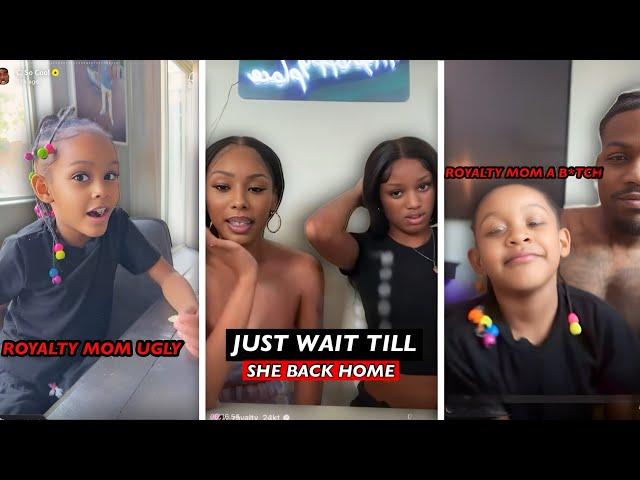 CJ SO COOL & Royaltys Daughter Cordayah Calls Royaltys Mom B*tch & Ugly On Mothers Day