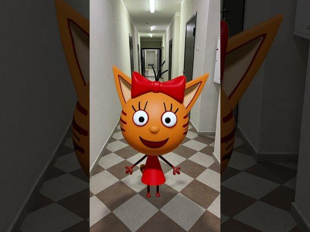 ТРИ КОТА ПРИШЛИ КО МНЕ ДОМОЙ! #Shorts