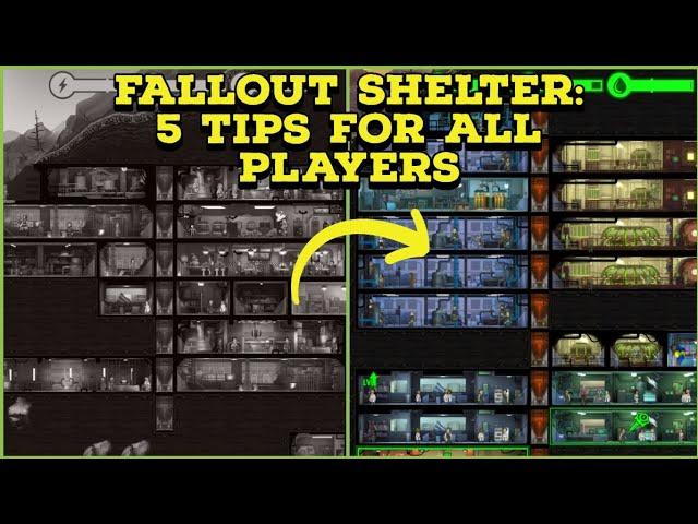 Fallout Shelter: 5 Tips For ALL Players.