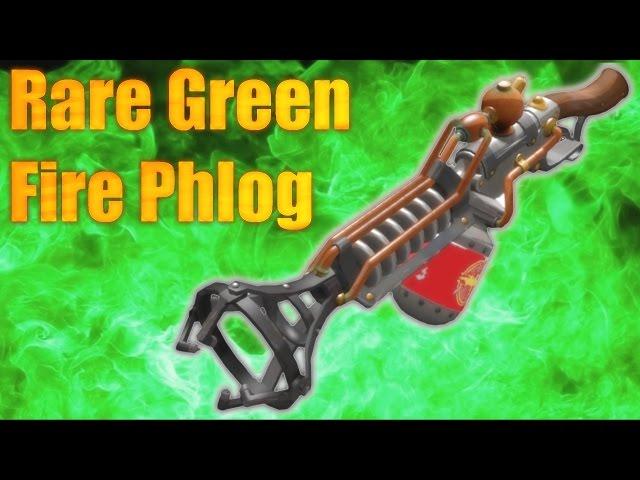 TF2 Rare Weapons: Green Fire Phlog, Godlike Killstreak