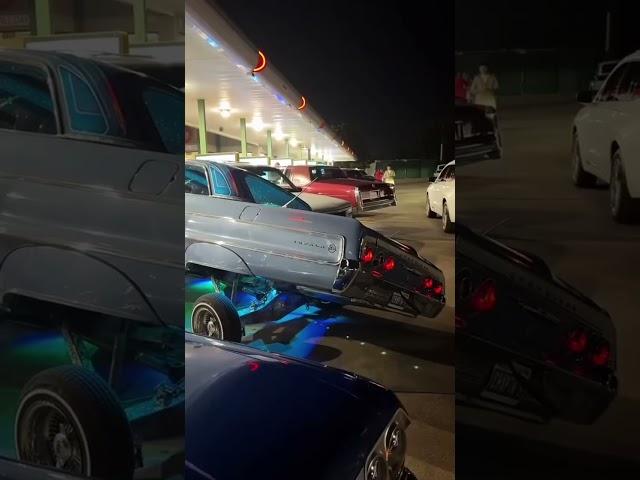 64 Impala On Three Wheels #chevrolet #impala #lowrider
