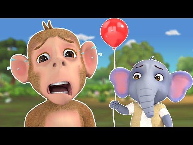 Bandar Mama Ro Raha Tha + Ek Mota Hathi | Hindi Nursery Rhymes - Zappy Toons