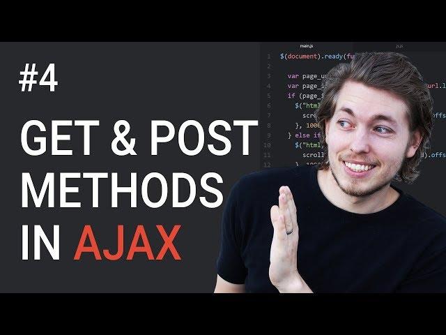 4: How to use get and post methods in jQuery AJAX - Learn AJAX programming