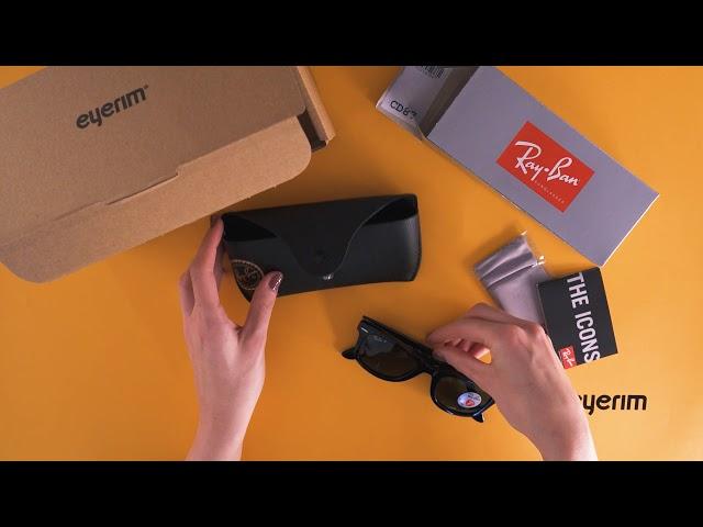 eyerim presents: Unboxing of Ray Ban Original Wayfarer Classic RB2140 sunglasses