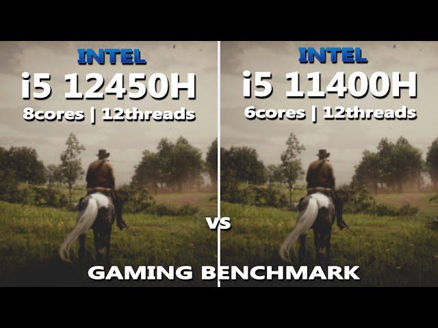 INTEL i5 12450H vs i5 11400H Gaming Benchmark Test in 2024 | Tested in 10 Games | RTX 2050 |