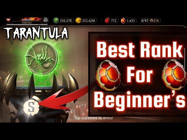 Tarantula S Badge MK Mobile | Easiest S Rank Badge The Krypt | Dragon Krystal?