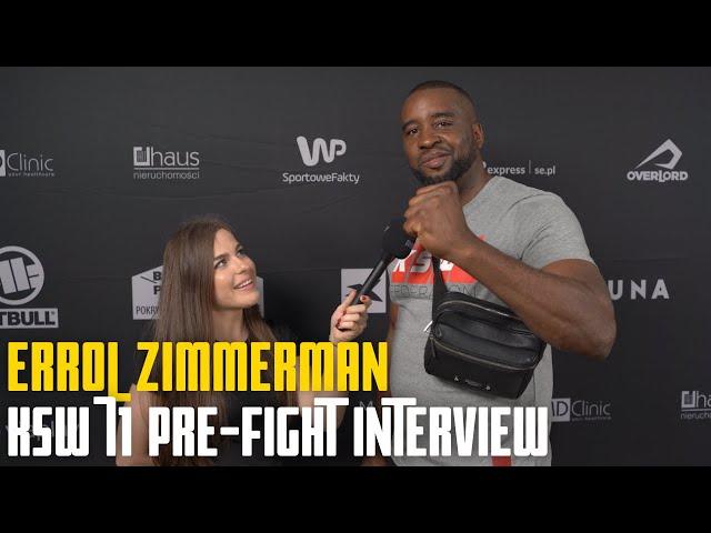 Errol Zimmerman: "The knockout is coming!" | KSW 71