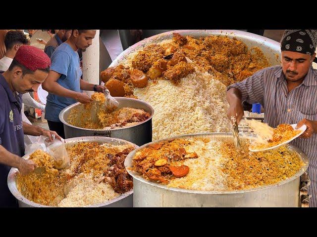 Famous Al-Rehman Biryani | People are Crazy for CHICKEN BIRYANI! Roadside Street Food Masala Biryani