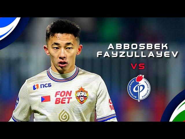 Abbosbek Fayzullayev vs Fakel | 08/12/2024