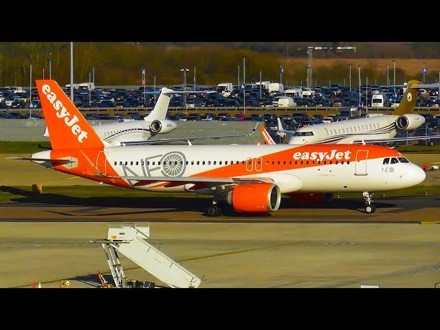 Plane Spotting at London Luton Airport, Afternoon Rush | 02-02-25