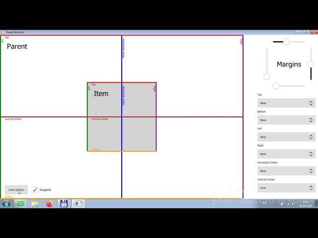 QML - Позиционирование элементов 1 (координаты, якоря)