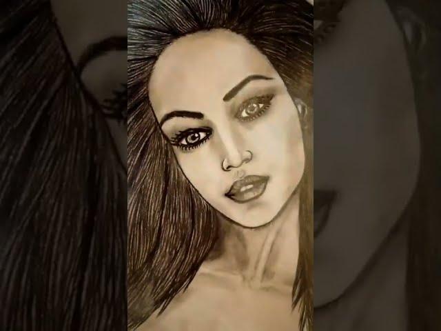 Портрет рисунок Тайра Бэнкс,Топ-модель по-американски,art portrait Tyra Banks,America Next Top Model