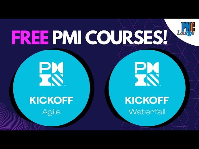 Free Waterfall and Agile training from PMI!