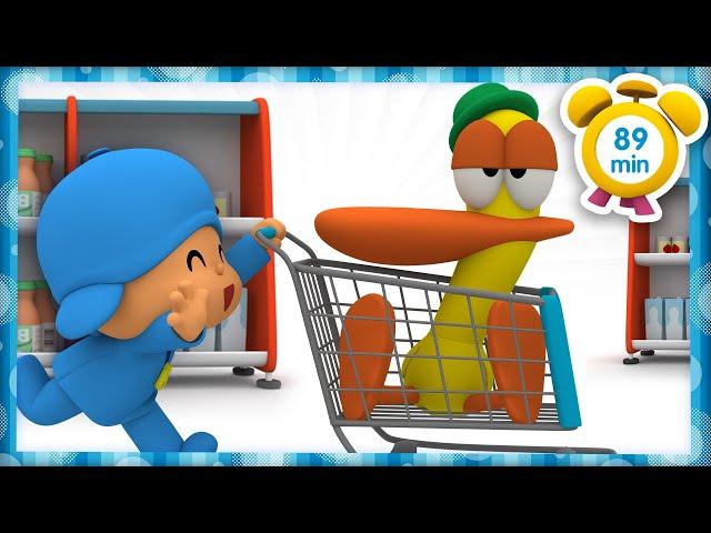  POCOYO in ENGLISH - It's Shopping Day! [89 minutes] | Full Episodes | VIDEOS and CARTOONS for KIDS