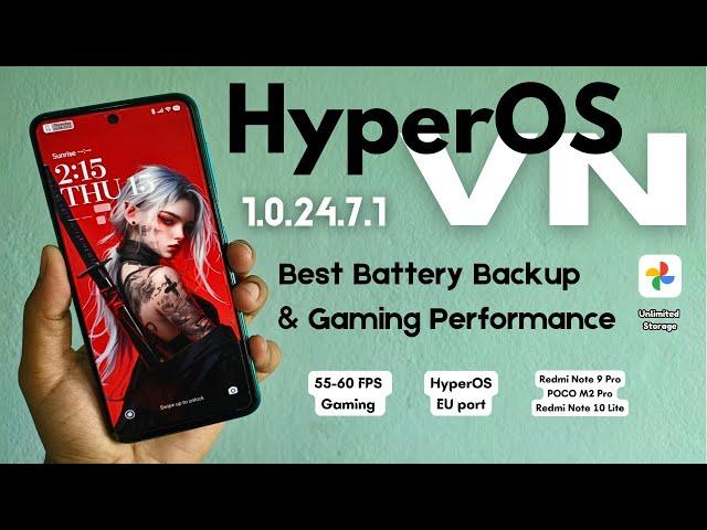 HyperOS VN1.0.24.7.1 for Redmi Note 9 Pro/Pro Max/9S, POCO M2 Pro, Redmi Note 10 Lite- Smooth&Stable