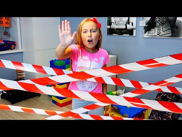 Katya shared toys! Who is to blame? Pretend play for Kids Story