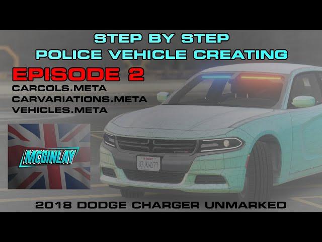 CREATING A NON ELS POLICE VEHICLE STEP BY STEP | EPISODE 2 | CARCOLS.META AND IN GAME! | ZMODELER 3