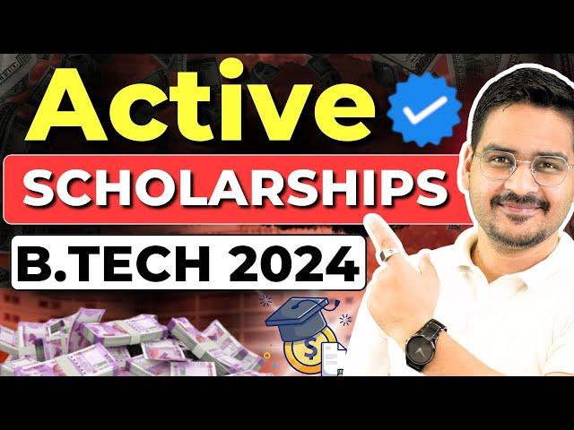 2024 Active B.Tech ScholarshipsB.Tech Admissions 2024Apply Now! #BTech #BTechScholarships #2024