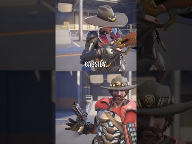 Ashe and Cassidy interaction - Overwatch 2