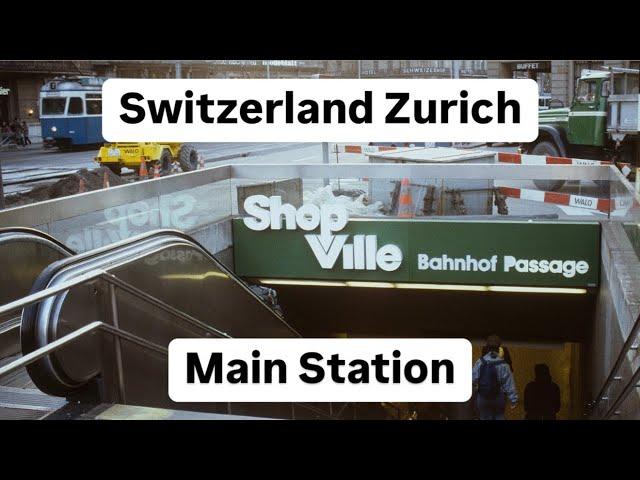 Switzerland ZurichMain Station ShopVille