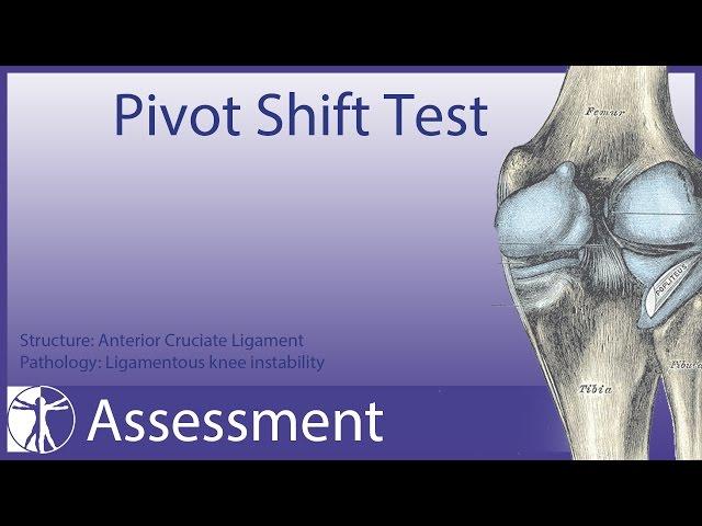 Pivot-Shift Test | Anterior Cruciate Ligament (NEW VERSION IN DESCRIPTION)