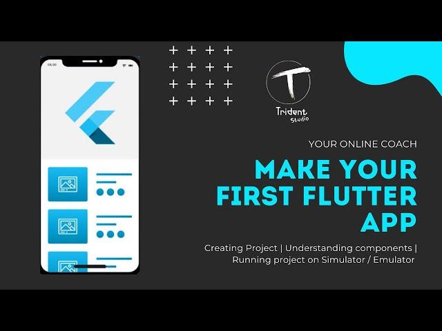 Learn Flutter | Your first App | How to load your first flutter project | Setting up your app