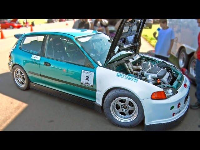 800hp V6 Turbo HONDA CIVIC - 189mph!